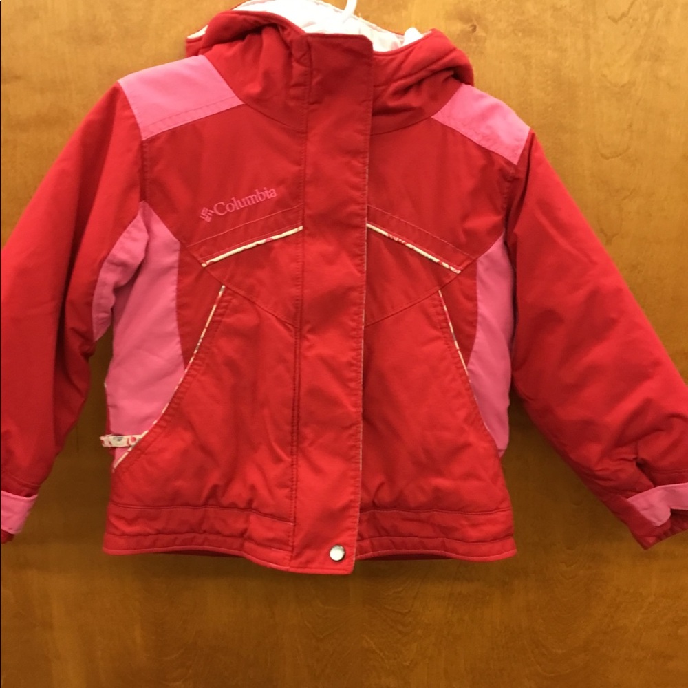 3T Columbia Red Winter Coat